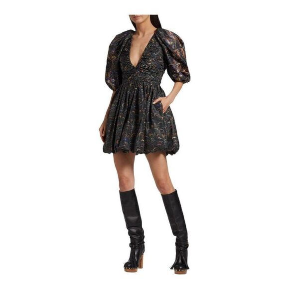 ULLA Johnson Gwen Printed Minidress Size 10 NWT - Picture 5 of 9